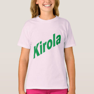 KIROLA girls pale pink T-shirt