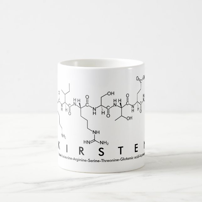 Kirsten peptide name mug (Center)
