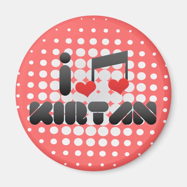 Kirtan fan magnet (Front)