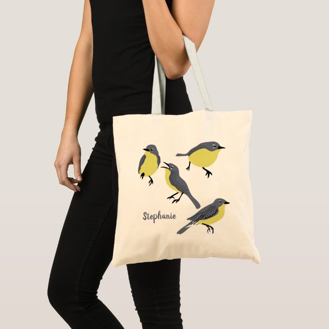 Kirtland's Warblers Bird Lovers Personalised Tote Bag (Front (Product))