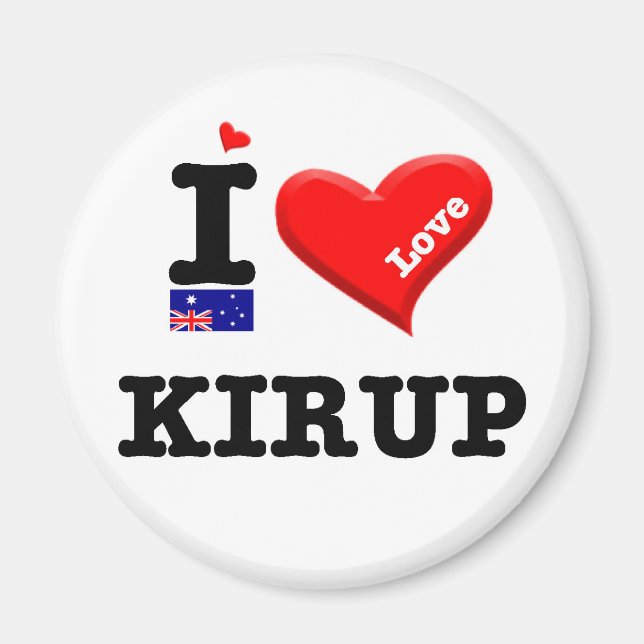 KIRUP - I Love Magnet (Front)