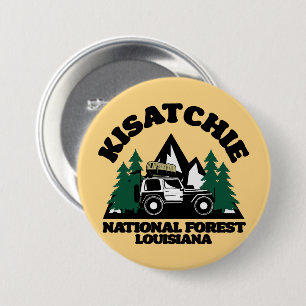 Kisatchie National Forest Louisiana 7.5 Cm Round Badge