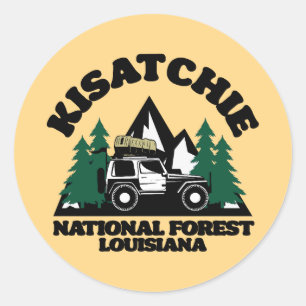 Kisatchie National Forest Louisiana Classic Round Sticker