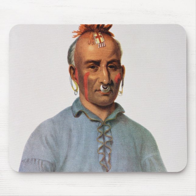 Kish-Kal-Wa, a Shawnee Chief Mouse Pad (Front)