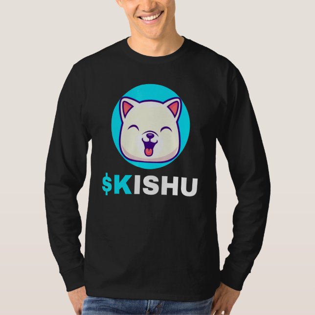 Kishu Kishu Inu Coin Token Crypto T-Shirt (Front)