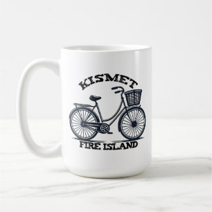 KISMET Fire Island bike summer beach mum dad NY Coffee Mug