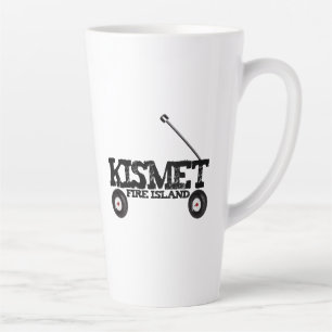 Kismet Fire Island Wagon Summer Beach Wagon Word Latte Mug
