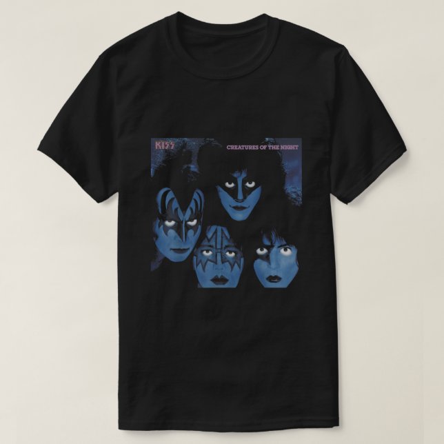 KISS  1982 Creatures of the Night  T-Shirt (Design Front)