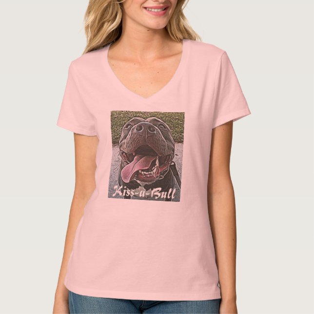 Kiss a bull t-shirt (Front)