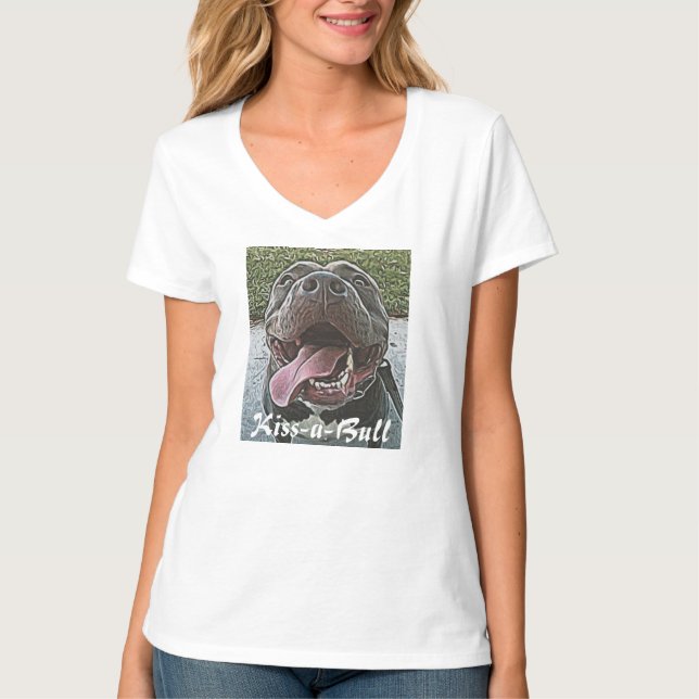 Kiss a bull t-shirt (Front)