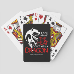 Kiss a Dragon playing cards