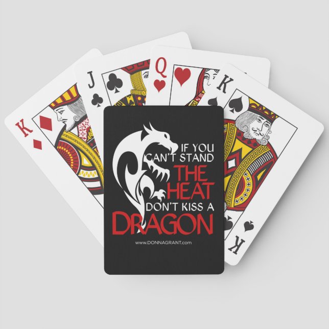 Kiss a Dragon playing cards (Back)