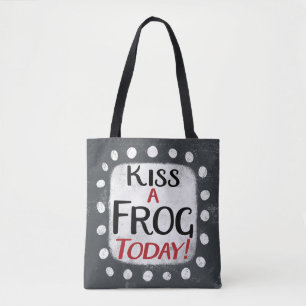 Kiss A Frog Today Tote Bag