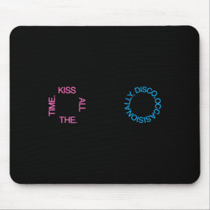 Kiss All Time Disco Occasionally Design Mouse Pad
