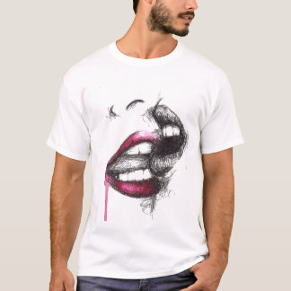 Kiss and Tell Illustrated Men Tshirt