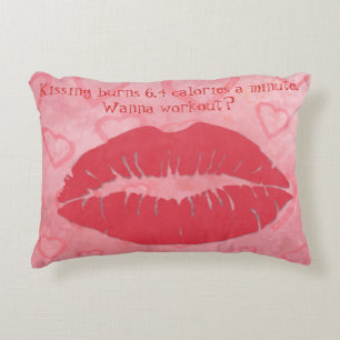 Kiss and Workout Decorative Cushion