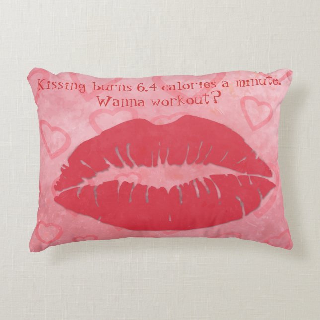 Kiss and Workout Decorative Cushion (Front)