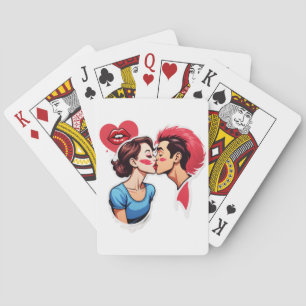 "Kiss Attack!" Playing Cards