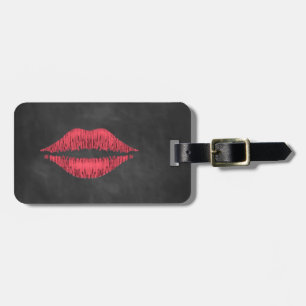 Kiss Chalkboard Luggage Tag