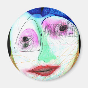 Kiss Face Magnet