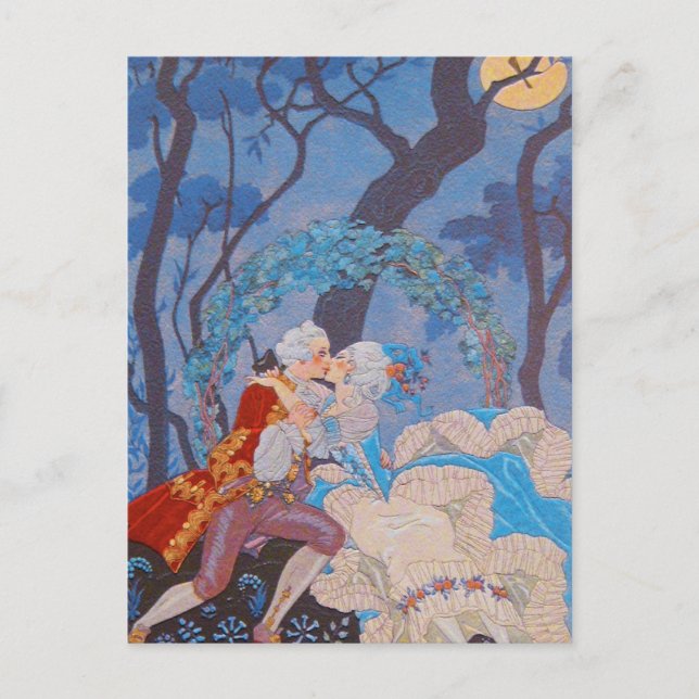 Kiss Fahion Plate Queen Marie Antoinette ~Postcard Postcard (Front)