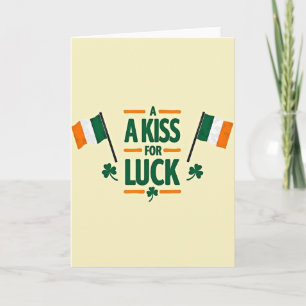 Kiss For Luck Irish Pride Card