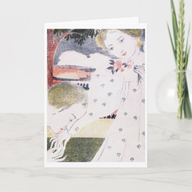 Kiss Her Hand, Maurice Denis Card (Front)