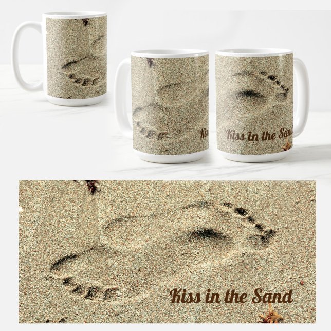 Kiss in the Sand Coffee Mug (Creator Uploaded)