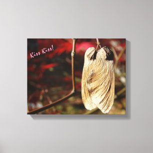 Kiss Kiss! Canvas Print
