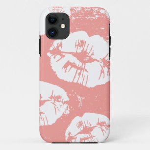 kiss lips pattern Case-Mate iPhone case