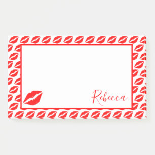Kiss Lips Post-it Notes