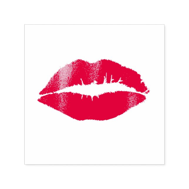 Kiss Lips Self-inking Stamp (Design)