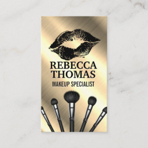 Kiss Mark Make Up Brush Set Business Card