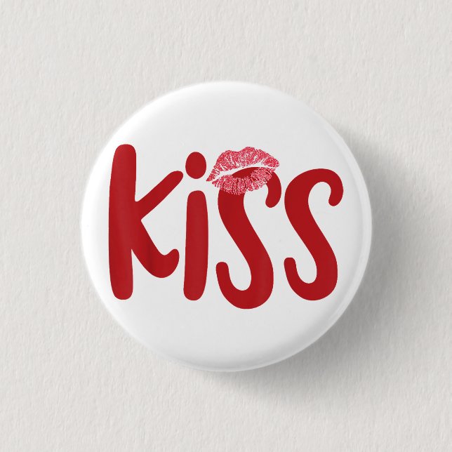 Kiss Marry Kill Girls Group Trio KISS Costume Red  3 Cm Round Badge (Front)