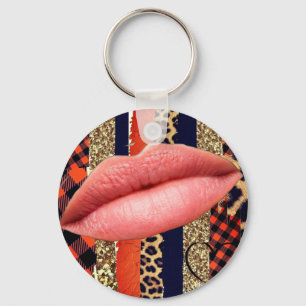 Kiss Me a Lot Key Ring