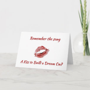 KISS ME AND THEN "MARRY ME PLEASE" HOLIDAY CARD