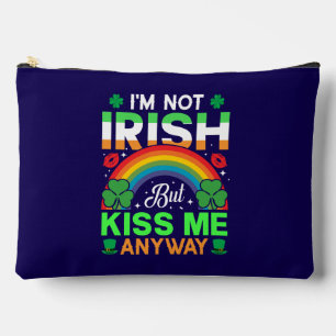 kiss me anyway irish humour design-63942 accessory pouch