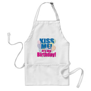 "Kiss Me!"  Birthday Apron
