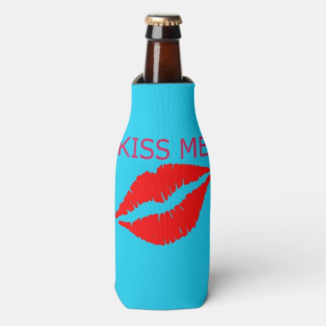 Kiss Me Bottle Cooler (Bottle Front)