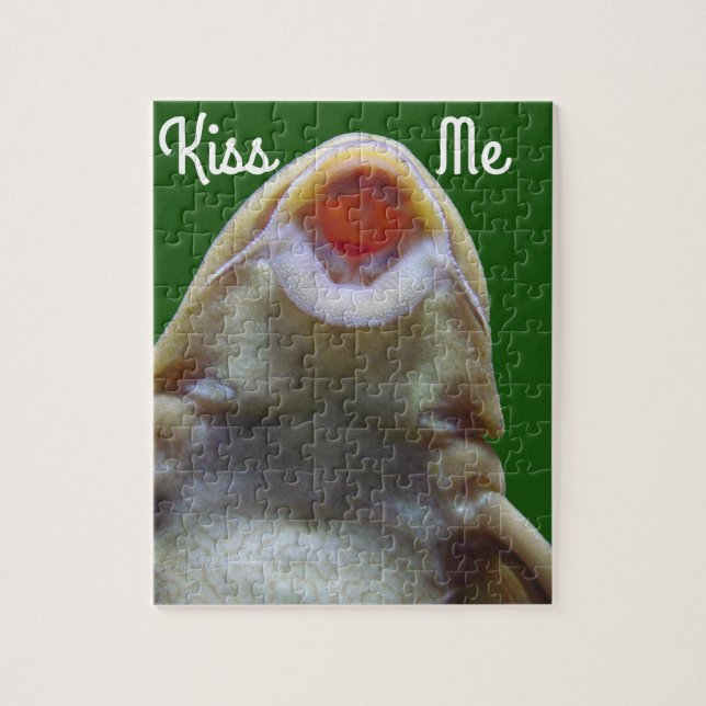 Kiss Me Fish Jigsaw Puzzle (Vertical)