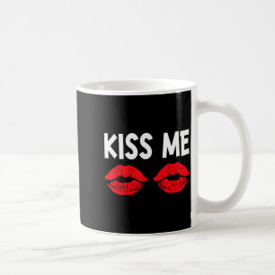 Kiss Me Funny Couples Tee Valentine's Day Couple M Coffee Mug