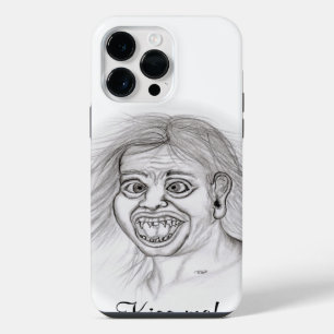 Kiss me! Funny drawing black and white Design iPhone 14 Pro Max Case