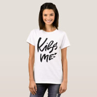Kiss Me Hand Lettered Script
