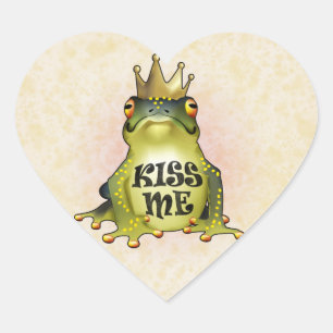 Kiss Me Heart Sticker