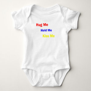 Kiss Me, Hold Me, Hug Me, Burp Me Baby Bodysuit