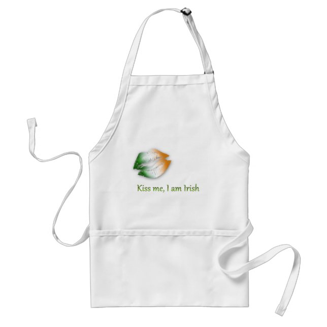 Kiss Me I am Irish - Apron (Front)