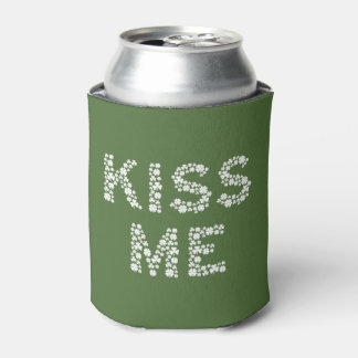 Kiss Me (I’m Irish) Cosy Using Shamrock Clovers Can Cooler