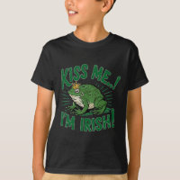 Kiss Me I´m Irish Lucky Prince Frog St Patricks Da