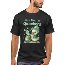 "Kiss Me, I’m Quackers" St. Patrick’s Day Duckling