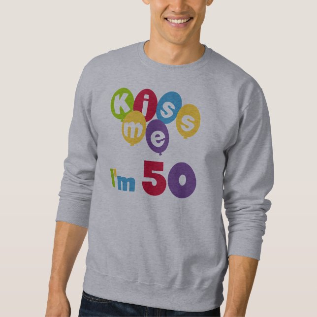 Kiss Me I'm 50 Birthday T-shirts and Gifts (Front)